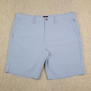 UNTUCKit Chancellor Shorts Mens Size 38 Blue Chino Polyester‎ Golf Travel Casual